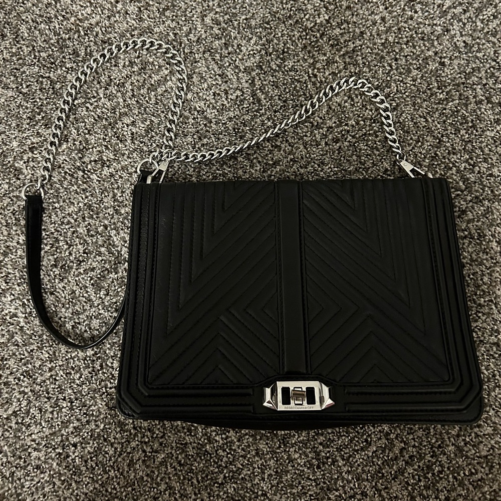Rebecca Minkoff Geo Quilted Jumbo Love Crossbody
